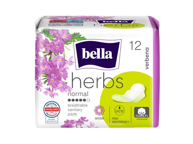 Bella Herbs Verbena Podpaski higieniczne normal interakcje ulotka   12 szt.