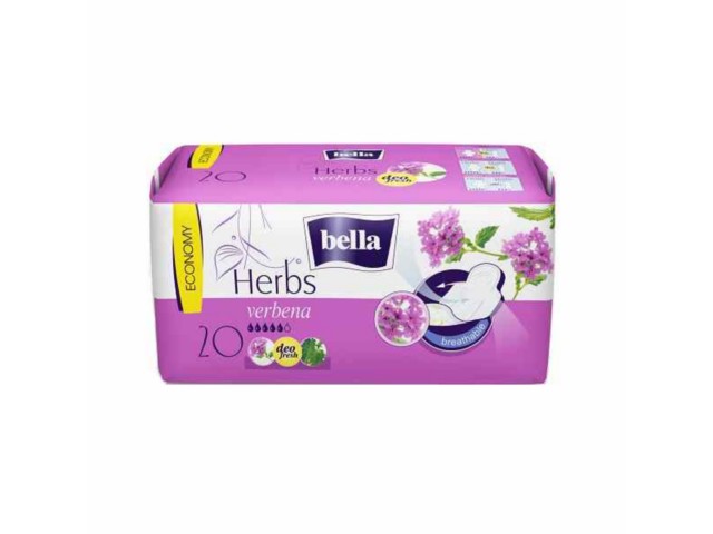 Bella Herbs Verbena Podpaski interakcje ulotka podpaska  20 szt.