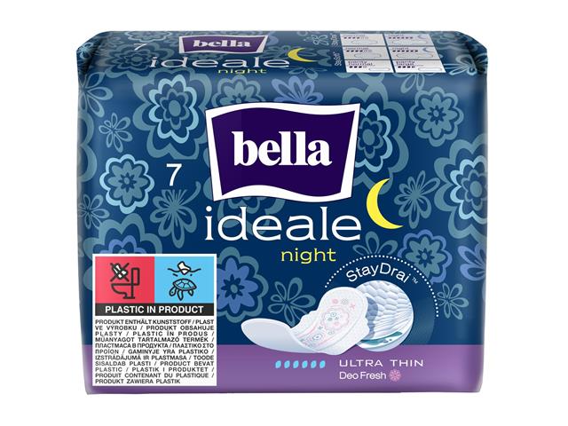 Bella Ideale Ultra Thin Podpaski higieniczne night interakcje ulotka podpaska  7 szt.