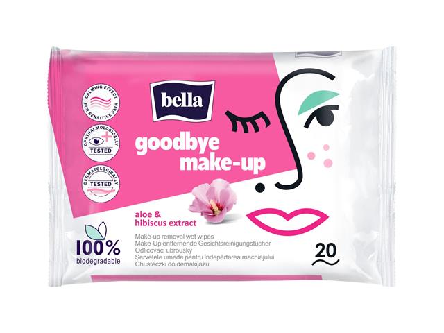 Bella Make Up Aloe & Hibiscus Chusteczki do demakijażu interakcje ulotka chusteczka  20 szt.