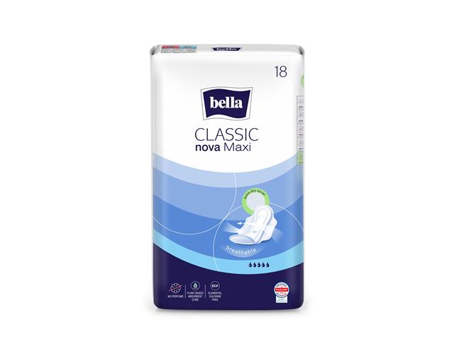 Bella Nova Classic Podpaski maxi interakcje ulotka   18 szt.