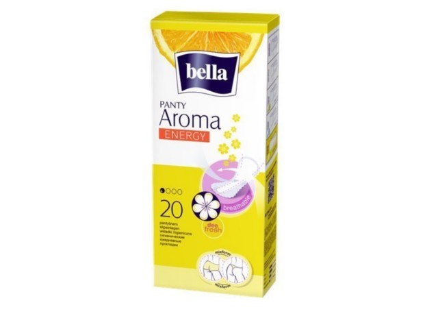 Bella Panty Aroma Energy Wkładki higieniczne interakcje ulotka wkładka higieniczna  20 szt.