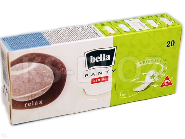Bella Panty Aroma Wkładki higieniczne green tea interakcje ulotka   20 szt.