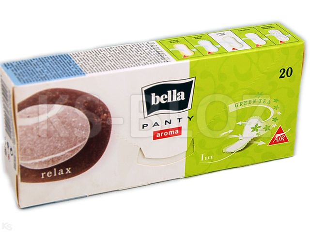 Bella Panty Aroma Wkładki higieniczne green tea interakcje ulotka wkładka higieniczna  20 szt.