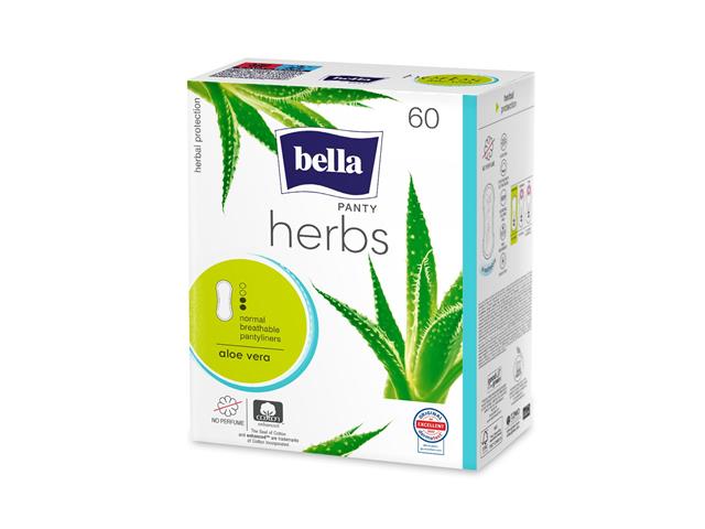Bella Panty Herbs Aloe Vera Wkładki higieniczne normal interakcje ulotka wkładka higieniczna - 60 szt.