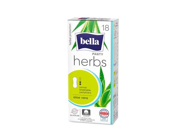Bella Panty Herbs Aloe Vera Wkładki higieniczne normal interakcje ulotka wkładka higieniczna - 18 szt.