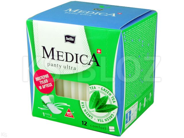 Bella Panty Medica Wkładki higieniczne ultra interakcje ulotka wkładka higieniczna - 12 szt.