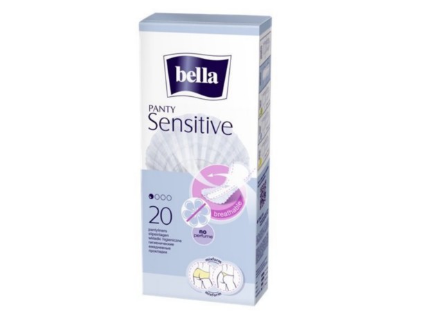Bella Panty Sensitive Wkładki higieniczne interakcje ulotka   20 szt.