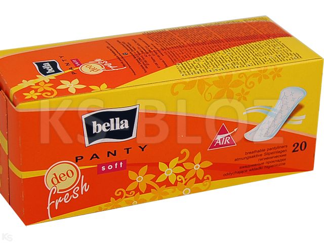 Bella Panty Soft Deo Fresh Wkładki higieniczne interakcje ulotka   20 szt.