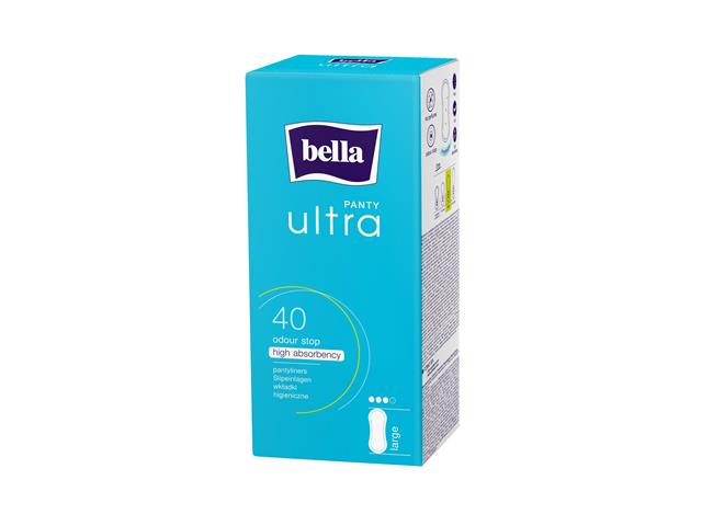 Bella Panty Ultra Wkładki higieniczne Large interakcje ulotka wkładka higieniczna  40 szt.