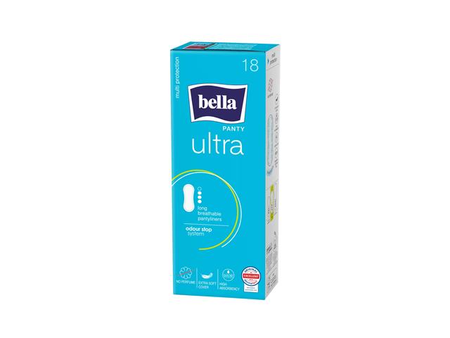 Bella Panty Ultra Wkładki higieniczne long interakcje ulotka wkładka higieniczna - 18 szt.