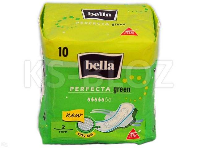Bella Perfecta Podpaski green air interakcje ulotka   10 szt. | (indywidualnie pakowane)
