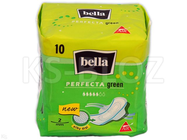 Bella Perfecta Podpaski green air interakcje ulotka podpaska  10 szt. (indywidualnie pakowane)