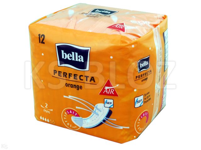 Bella Perfecta Podpaski orange interakcje ulotka   12 szt.