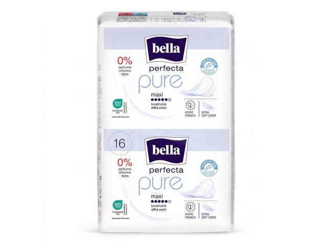 Bella Perfecta Pure Podpaski maxi interakcje ulotka podpaska 16 szt.