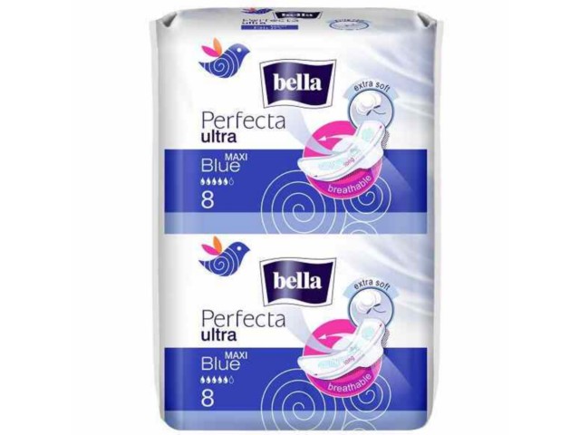 Bella Perfecta Ultra Podpaski blue maxi interakcje ulotka   16 szt.