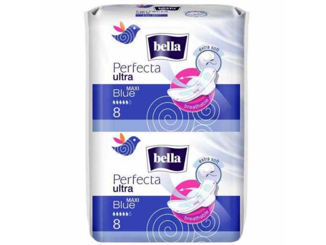 Bella Perfecta Ultra Podpaski blue maxi interakcje ulotka podpaska  16 szt.