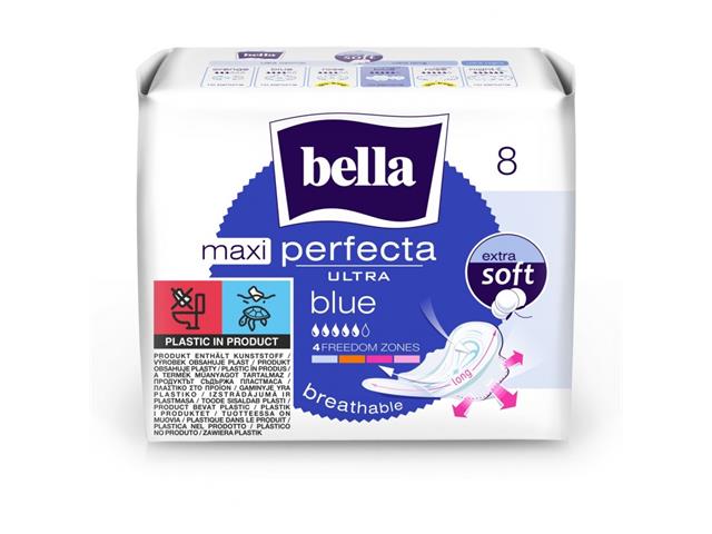 Bella Perfecta Ultra Podpaski blue maxi interakcje ulotka podpaska  8 szt.