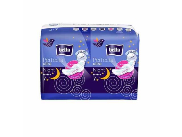 Bella Perfecta Ultra Podpaski extra soft night interakcje ulotka   14 szt.