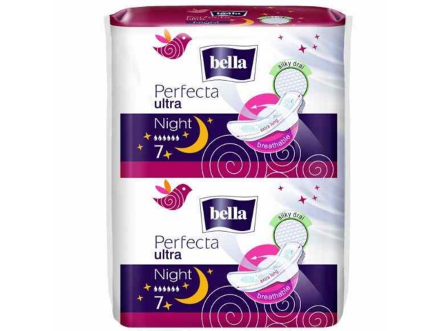 Bella Perfecta Ultra Podpaski night interakcje ulotka podpaska  14 szt.