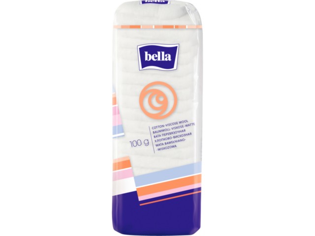 Bella Wata bawełniano-wiskozowa interakcje ulotka wata - 100 g