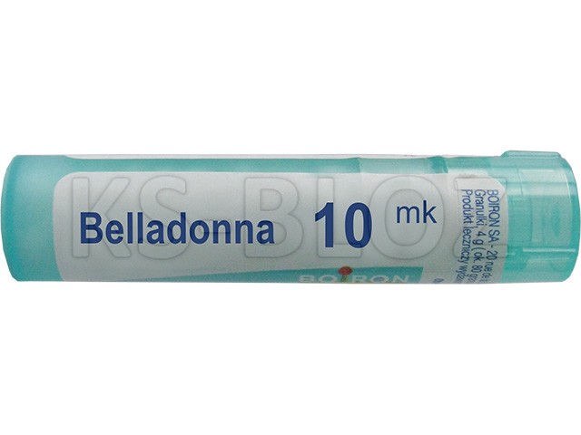 Belladonna 10 MK interakcje ulotka granulki  4 g