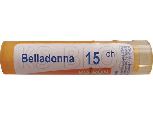 Belladonna 15 CH interakcje ulotka granulki  4 g