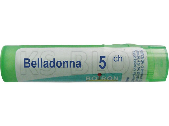 Belladonna 5 CH interakcje ulotka granulki  4 g