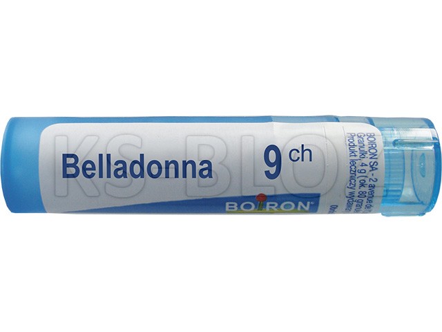 Belladonna 9 CH interakcje ulotka granulki  4 g