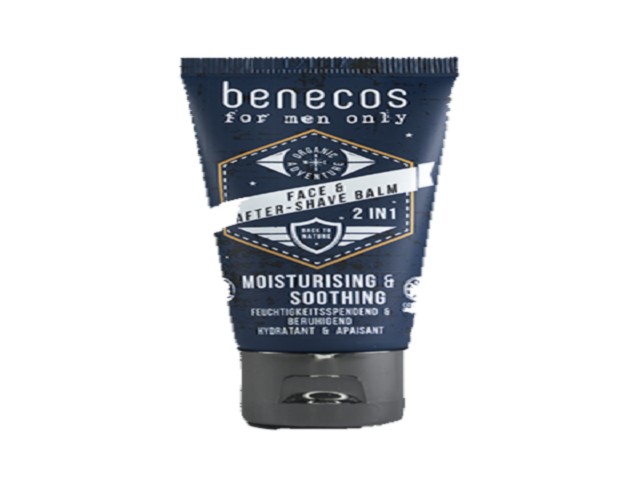 Benecos For Men Only Balsam po goleniu do twarzy nawilżająco-kojący, naturalny 2w1 interakcje ulotka balsam  50 ml