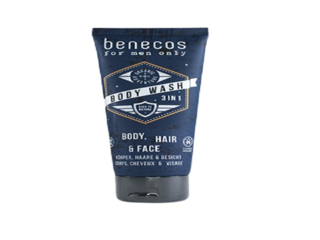 Benecos For Men Only Żel do mycia ciała, twarzy, włosów 3w1 interakcje ulotka żel  200 ml