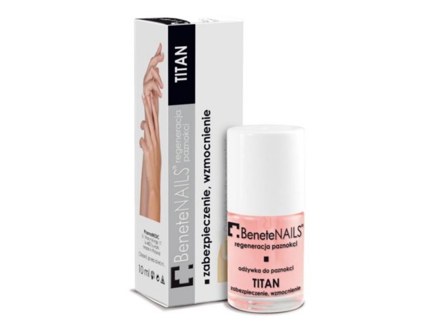 BeneteNAILS TITAN interakcje ulotka odżywka do paznokci - 10 ml