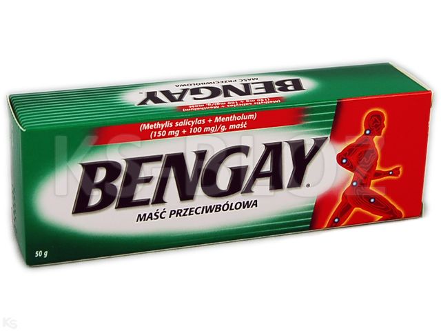 Bengay Maść przeciwbólowa interakcje ulotka  (150mg+100mg)/g 50 g