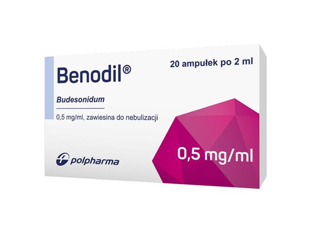 Benodil interakcje ulotka zawiesina do nebulizacji 500 mcg/ml 