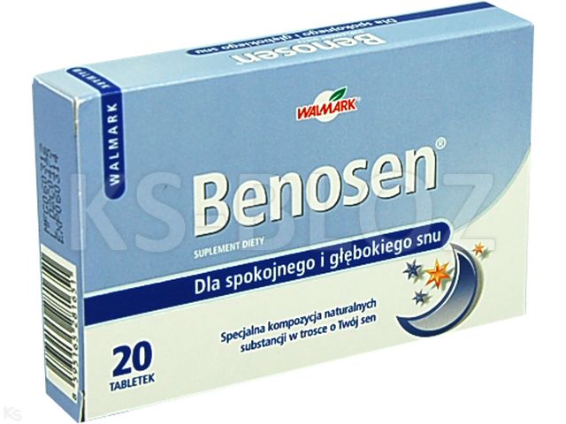 Benosen interakcje ulotka tabletki - 20 tabl.
