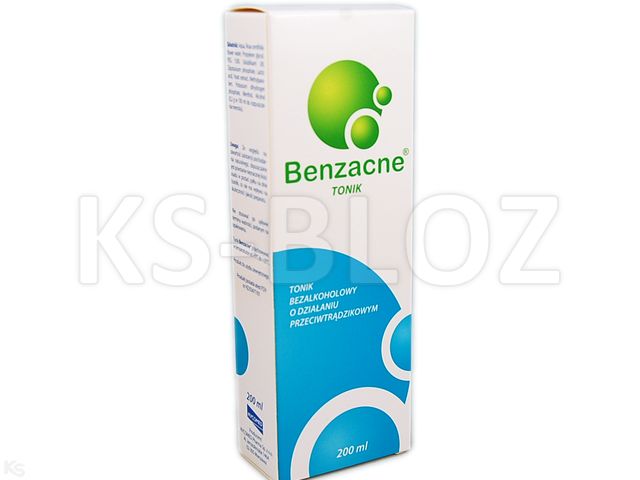 Benzacne Tonik interakcje ulotka tonik - 200 ml