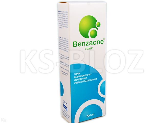 Benzacne Tonik interakcje ulotka   200 ml