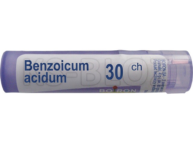 Benzoicum Acidum 30 CH interakcje ulotka granulki  4 g