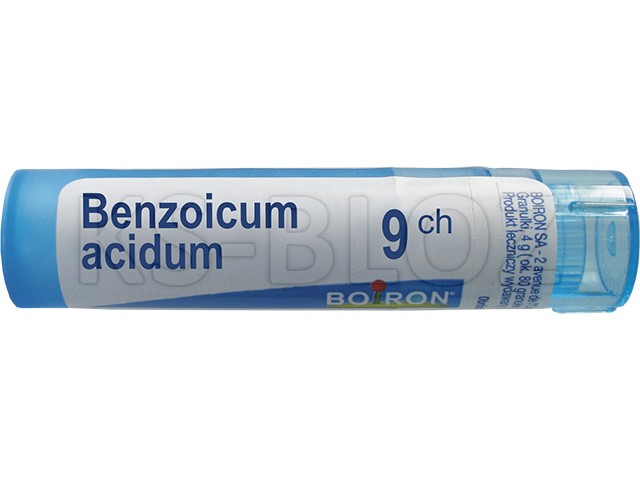 Benzoicum Acidum 9 CH interakcje ulotka granulki  4 g