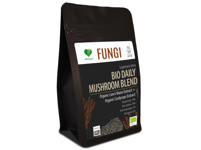 BeOrganic Bio Daily Mushroom Blend interakcje ulotka proszek 200 g