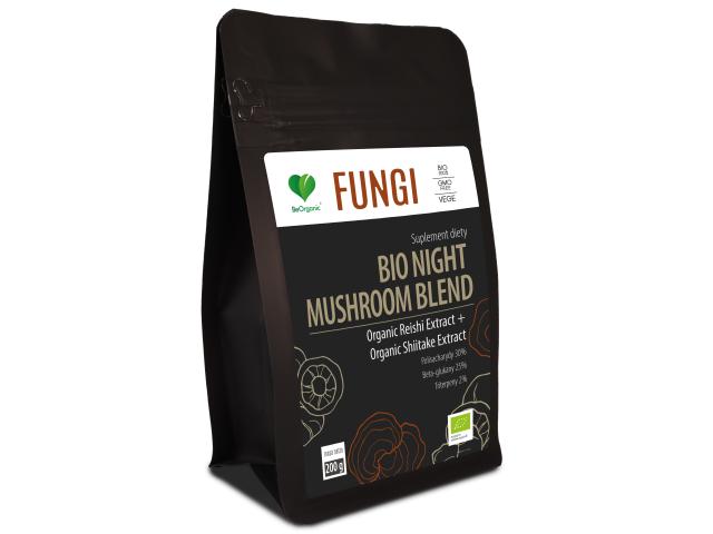 BeOrganic Bio Night Mushroom Blend interakcje ulotka proszek 200 g