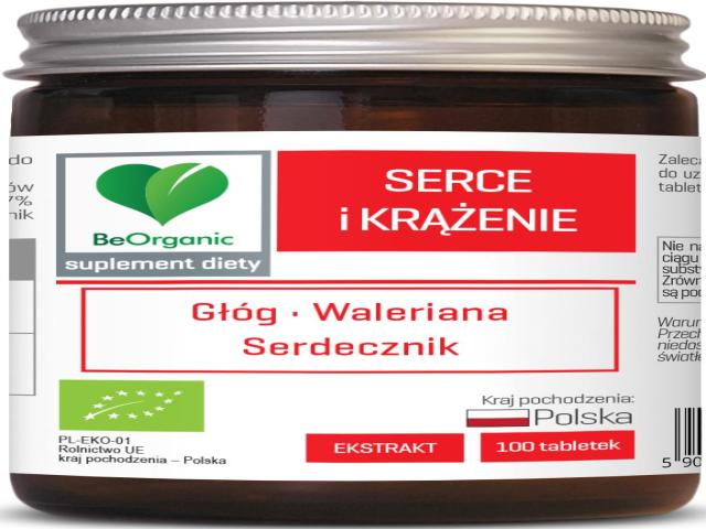 BeOrganic Serce I Krążenie interakcje ulotka tabletki  100 tabl.