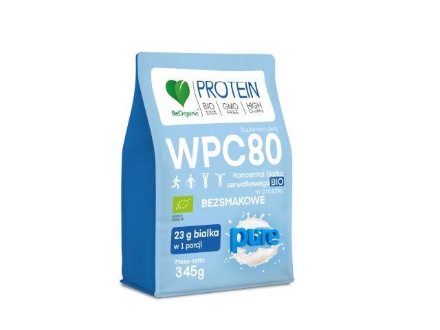 BeOrganic WPC 80 bezsmakowe interakcje ulotka proszek do rozpuszczenia - 345 g
