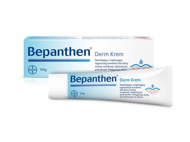 Bepanthen Derm Krem interakcje ulotka krem  100 g