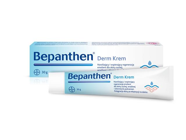 Bepanthen Derm Krem interakcje ulotka krem  30 g