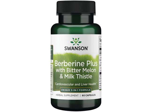 Berberine Plus With Bitter Melon & Milk Thistle 3 in 1 formula interakcje ulotka kapsułki - 60 kaps.