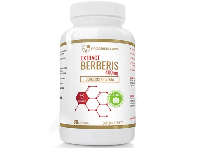 Berberis Extract 400mg interakcje ulotka kapsułki  60 kaps.