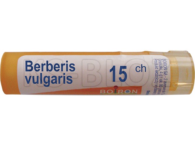Berberis Vulgaris 15 CH interakcje ulotka granulki - 4 g