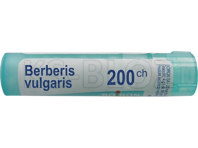 Berberis Vulgaris 200 CH interakcje ulotka granulki  4 g