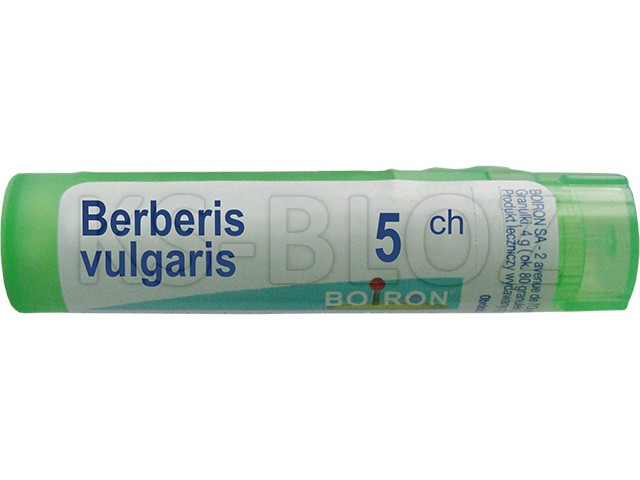 Berberis Vulgaris 5 CH interakcje ulotka granulki  4 g
